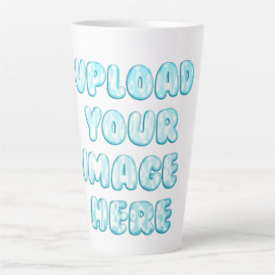 Simple Logo, Text and Full Size Image  Latte Mug
