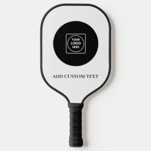 Simple Logo Text Business Promo Design Pickleball Paddle