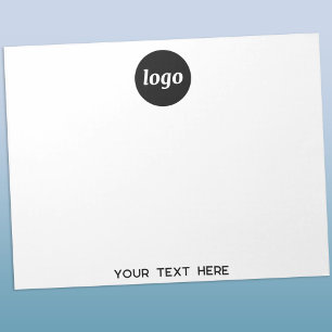 Simple Logo Text Business Promotional Notepad