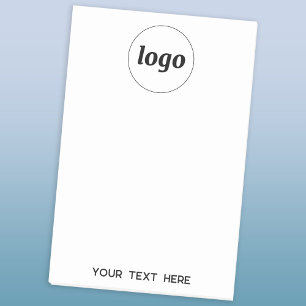 Simple Logo Text Business Promotional Post-it Notes