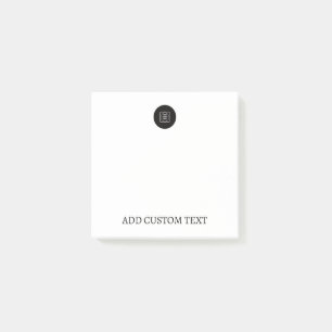 Simple Logo Text Promo Biz Pro Note Card