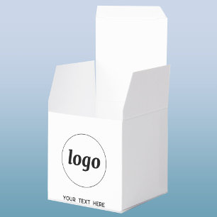 Simple Logo Text Promotional Business Packaging Favour Box