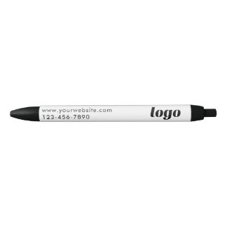 Simple Logo Website Business Promotional Black Ink Pen