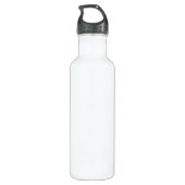 Simple Logo With Text Business 710 Ml Water Bottle (Back)