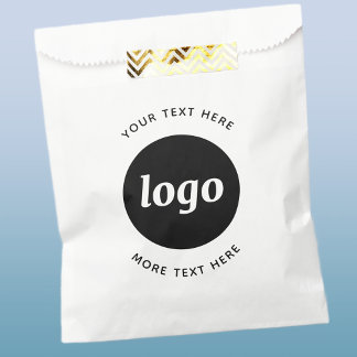 Simple Logo With Text Business Favour Bags