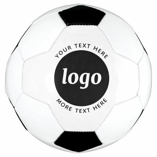 Simple Logo With Text Business Football (Front)