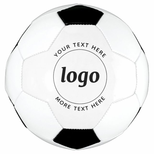 Simple Logo With Text Business Football (Front)