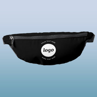 Simple Logo With Text Business Promotional Bum Bags