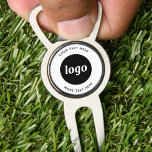 Simple Logo With Text Business Promotional Divot Tool<br><div class="desc">Add your own logo and choice of text to this design.  Remove the top or lower text if you prefer.  Minimalist and professional.  Great as a promotional product for your clients and customers.</div>