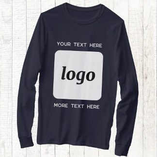 Simple Logo With Text Business Promotional T-Shirt