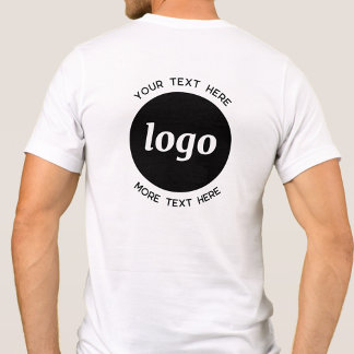 Simple Logo With Text Business Promotional Tri-Blend Shirt