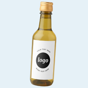 Simple Logo With Text Business Promotional Wine Label