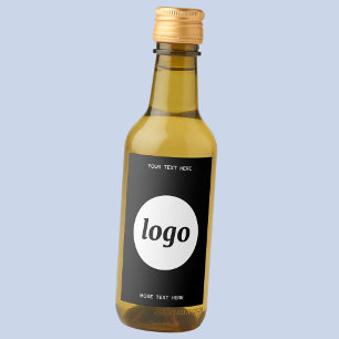 Simple Logo With Text Business Promotional Wine Label