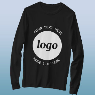 Simple Logo With Text Business T-Shirt