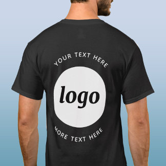 Simple Logo With Text Business T-Shirt