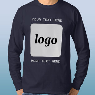 Simple Logo With Text Business T-Shirt