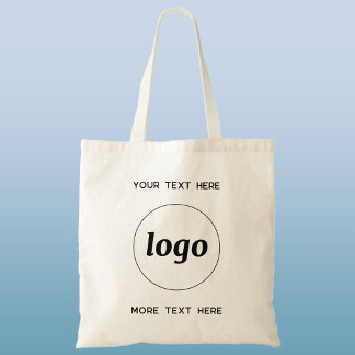 Simple Logo With Text Business Tote Bag