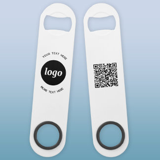 Simple Logo With Text QR Code Business