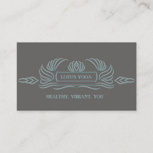 Simple Lotus Business Card