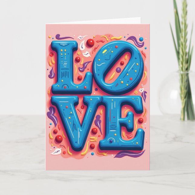 Simple Love Art Card (Front)
