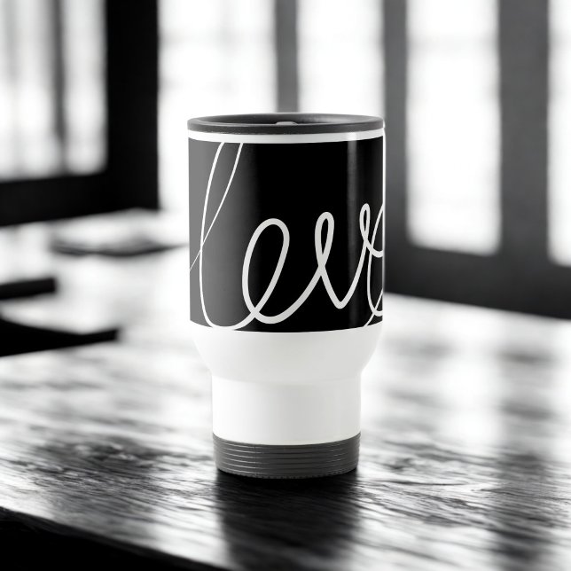 Simple Love Designed Travel Thermal Mug (Creator Uploaded)