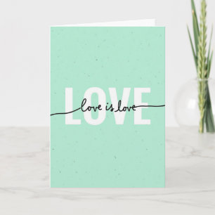 Simple Love Is Love Card