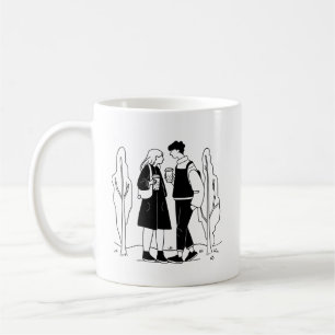 Simple Love Simplicity Coffee Couple Beautiful Mug