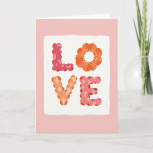 Simple Love Spotted Card