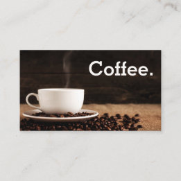 Simple Loyalty Cup and Beans Punch-Card