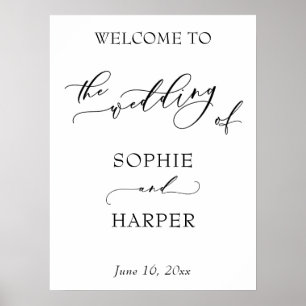 Simple Luxury Calligraphy The Wedding Of Sign