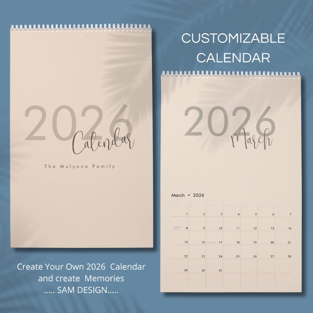 Simple Luxury Design Calendar (Creator Uploaded)