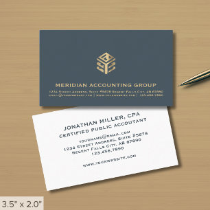 Simple Luxury Logo Business Card