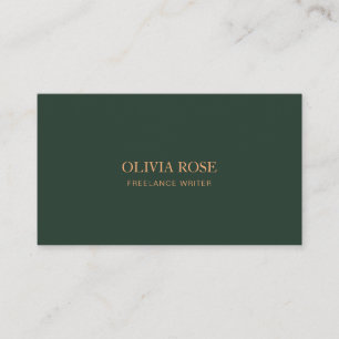 Simple Luxury Professional MinimalistBusiness Card