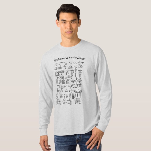 Simple Machines ~ Mechanical & Physics Devices ~ T-Shirt (Front Full)