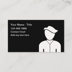 Simple Male Contact Calling Cards