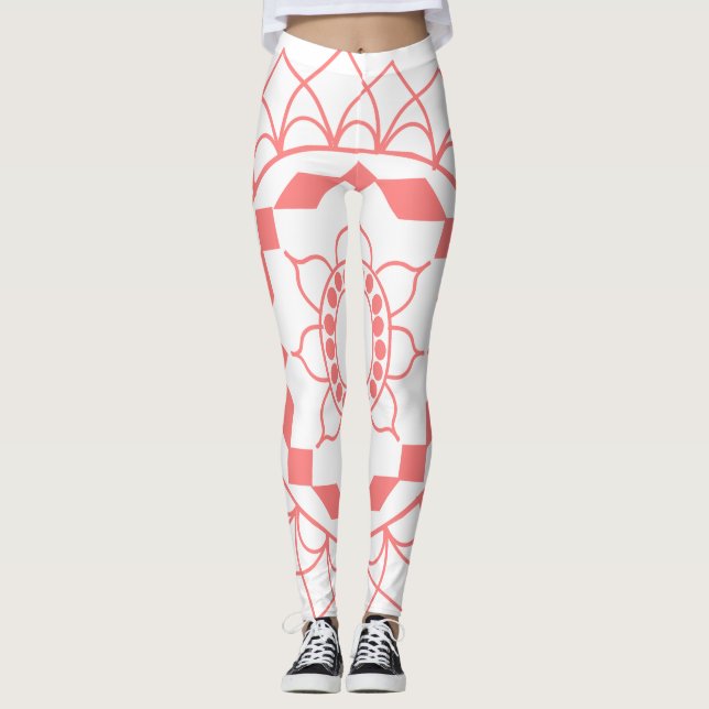 Simple Mandala Leggings (Front)