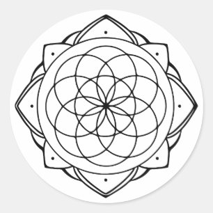 Simple Mandala Sticker