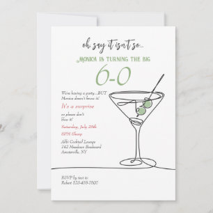 Simple Martini Invitation