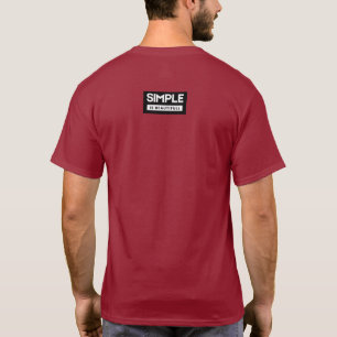 Simple Meaningful Words Back Side Men's T-Shirts