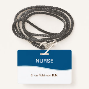 Simple Medical Nurse Hospital ID Badges