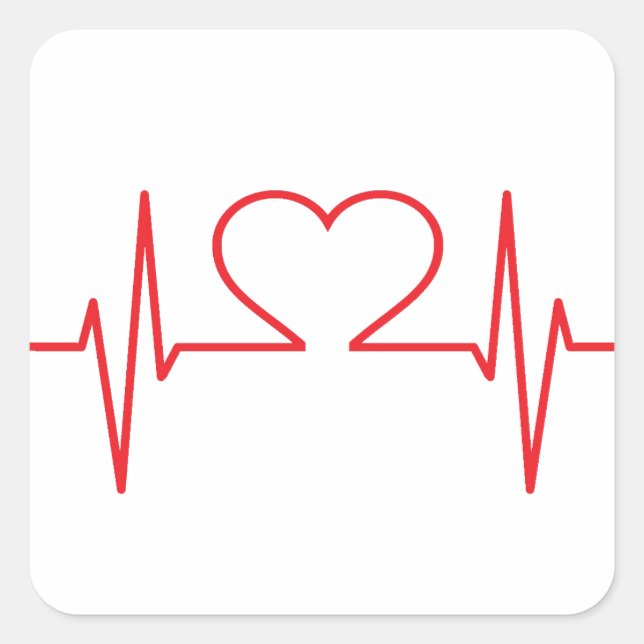 Simple Medical Square Sticker (Front)