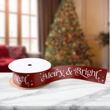 Simple Merry & Bright Red Christmas