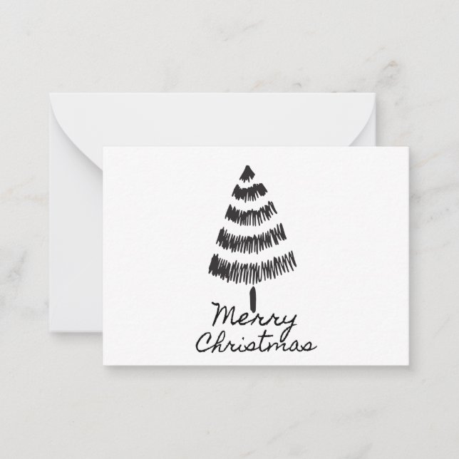 Simple Merry Christmas  Card (Front)