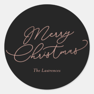 Simple Message EDITABLE COLOR Holiday Sticker