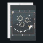 Simple Mid Century Modern Christmas  Holiday Card<br><div class="desc">With a unique mid century modern design these holiday cards are one of a kind. Simple text and clean lines these cards are a work of art.</div>