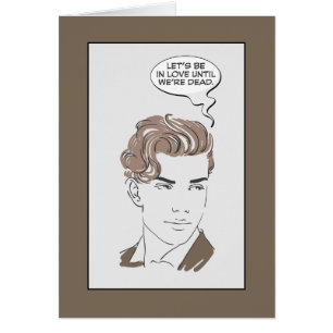 Simple Millennial Romance #1 Anniversary Card