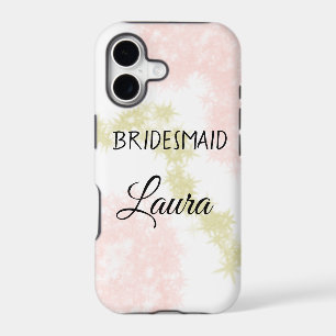 Simple minimal add name bridesmaid  gift year     