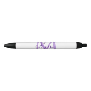 simple minimal add name monogram pink red   throw  black ink pen