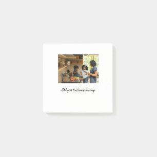 simple minimal add photo collage name family mom post-it notes