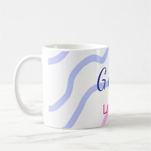 SIMPLE MINIMAL add your couple name city name text Coffee Mug